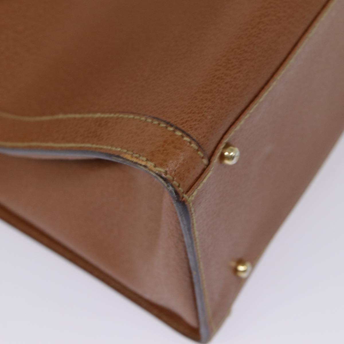 GUCCI Bamboo Hand Bag Leather Brown Gold 002 1186 0260 ep5623