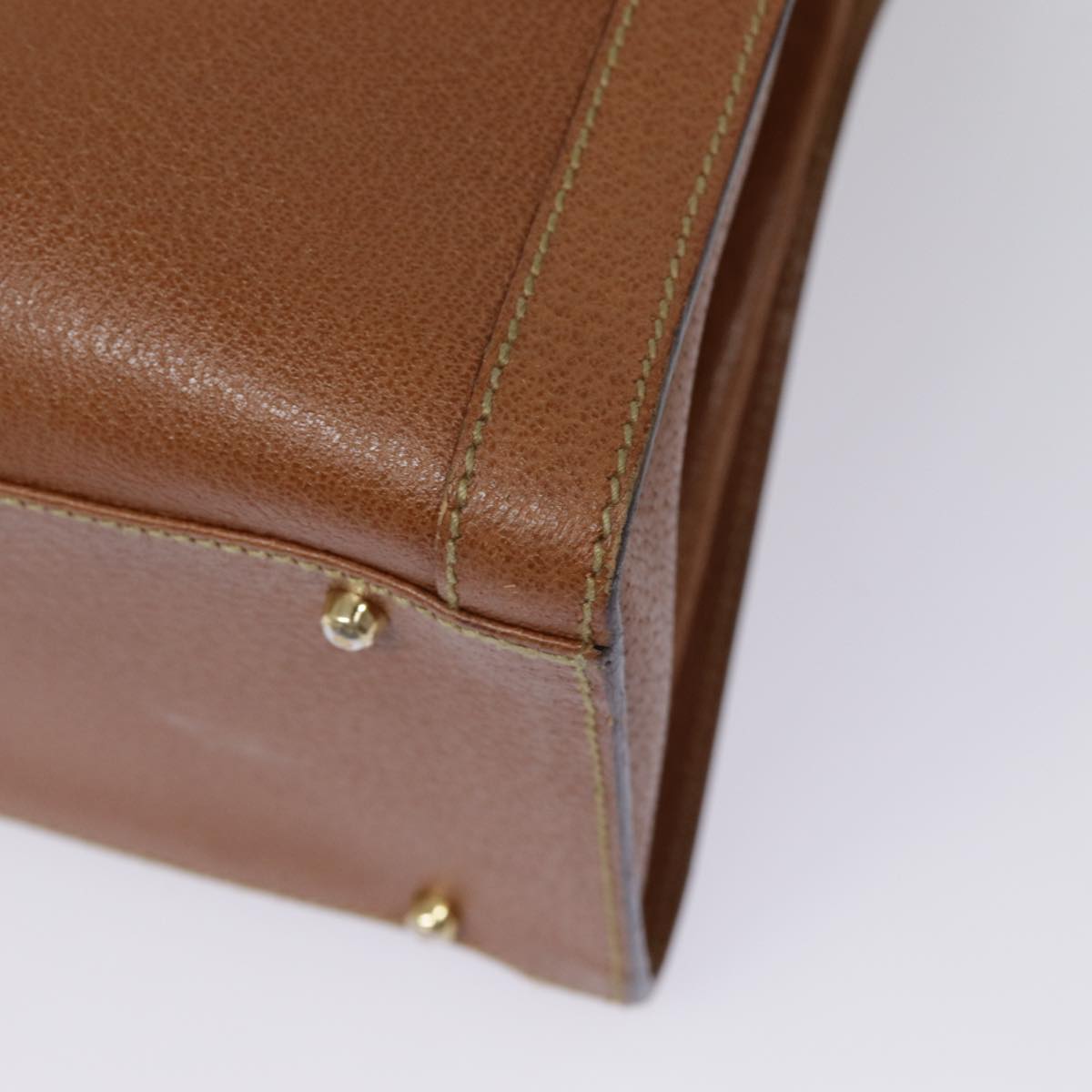 GUCCI Bamboo Hand Bag Leather Brown Gold 002 1186 0260 ep5623
