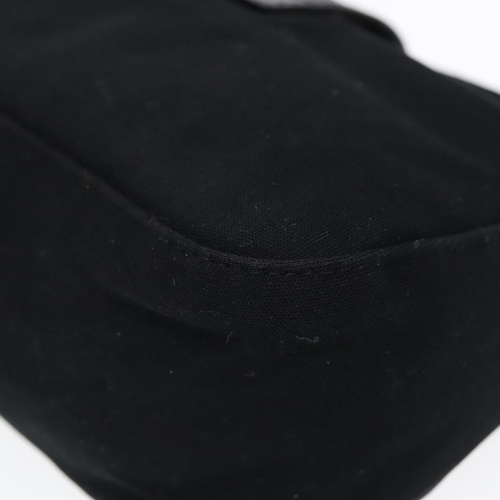 FENDI Shoulder Bag Nylon Black Silver ep5624