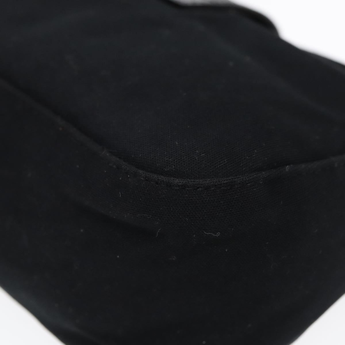 FENDI Shoulder Bag Nylon Black Silver ep5624