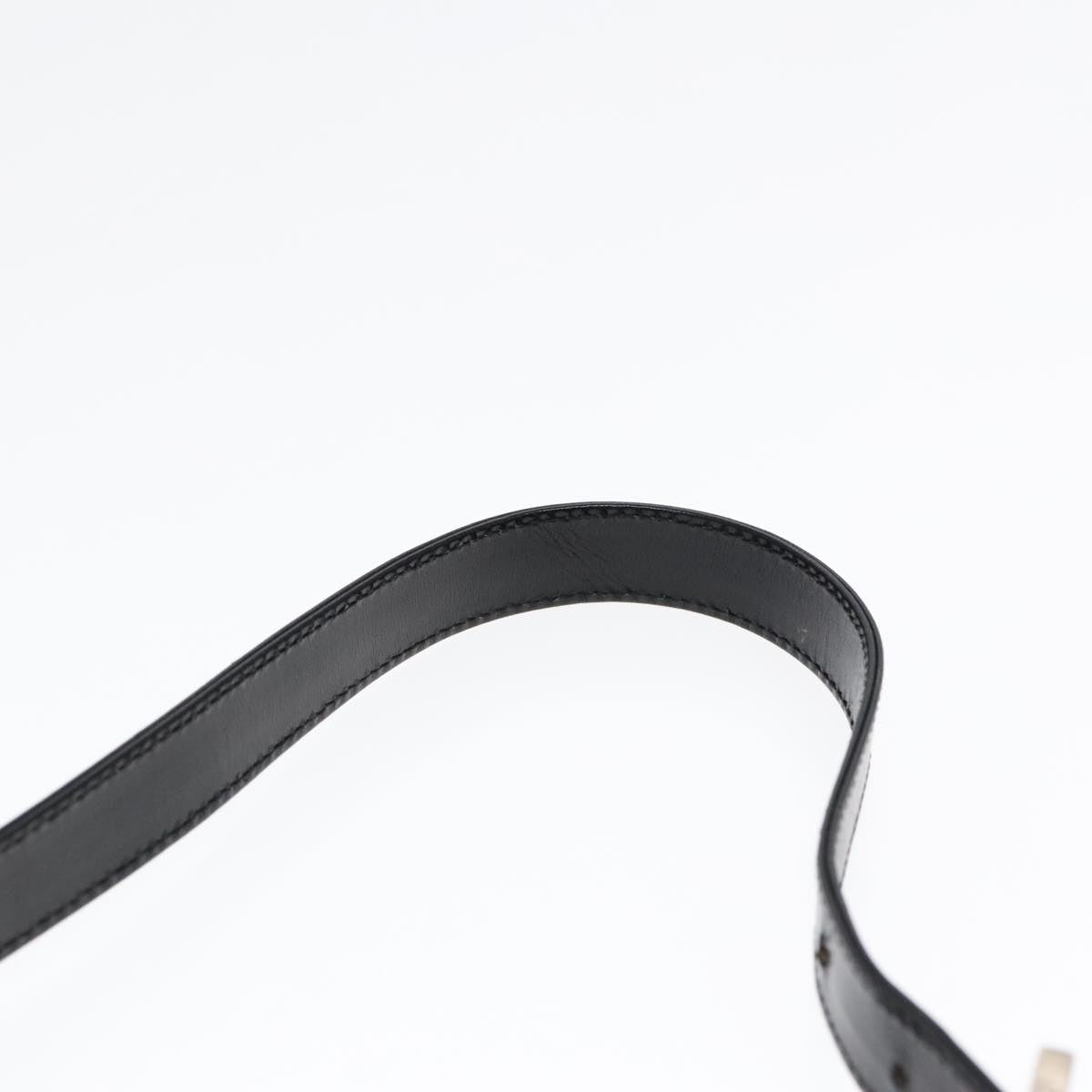 FENDI Shoulder Bag Nylon Black Silver ep5624