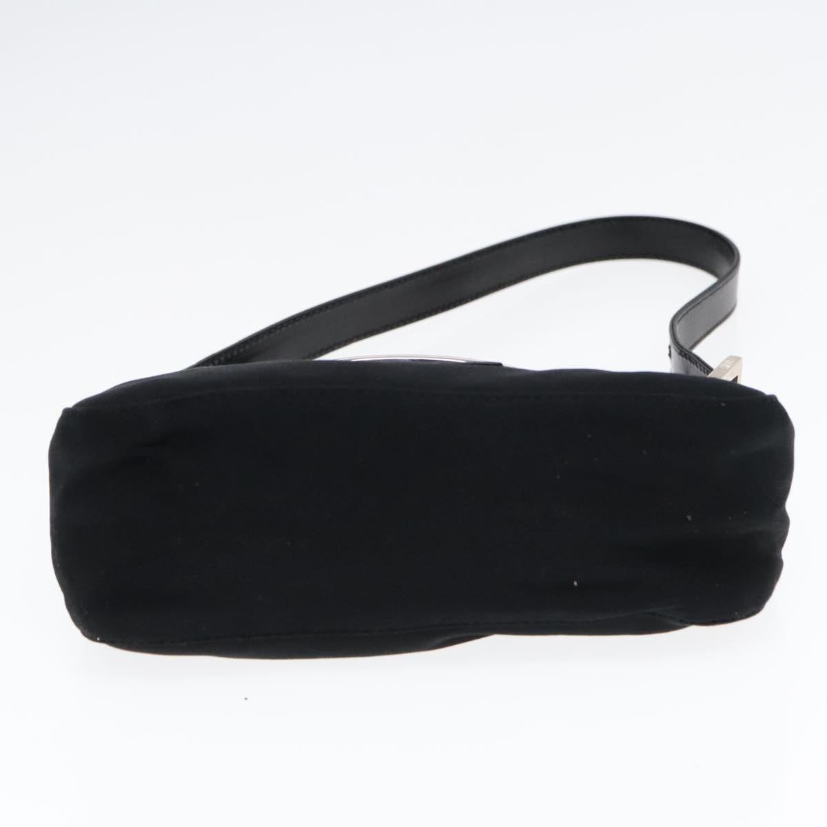 FENDI Shoulder Bag Nylon Black Silver ep5624
