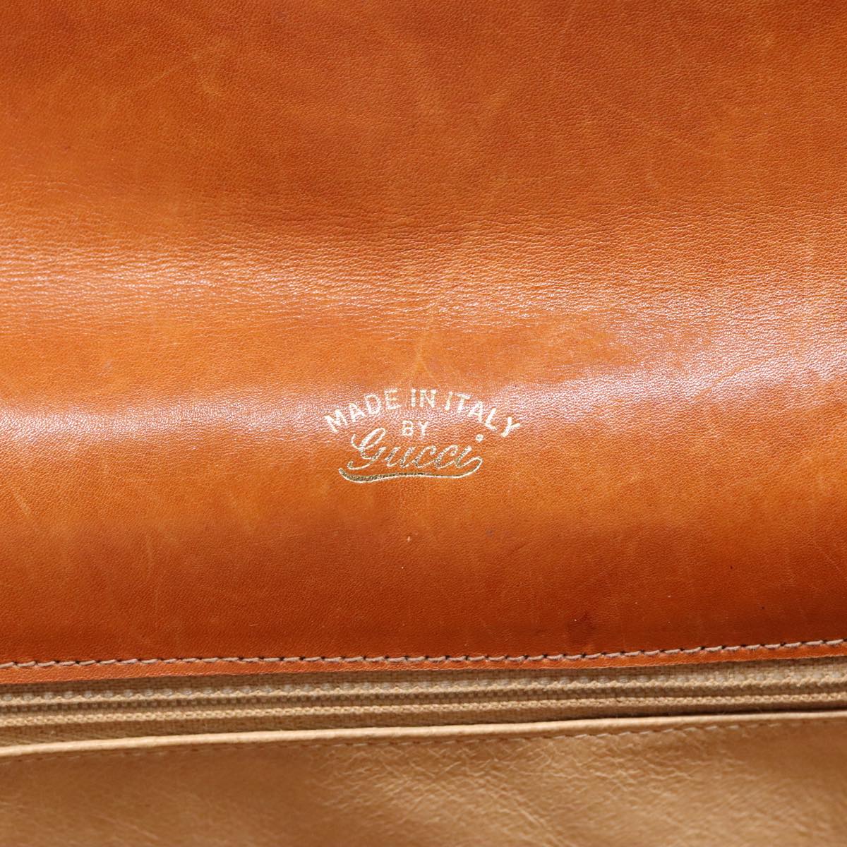 GUCCI GG Canvas Shoulder Bag Black Brown gold ep5626