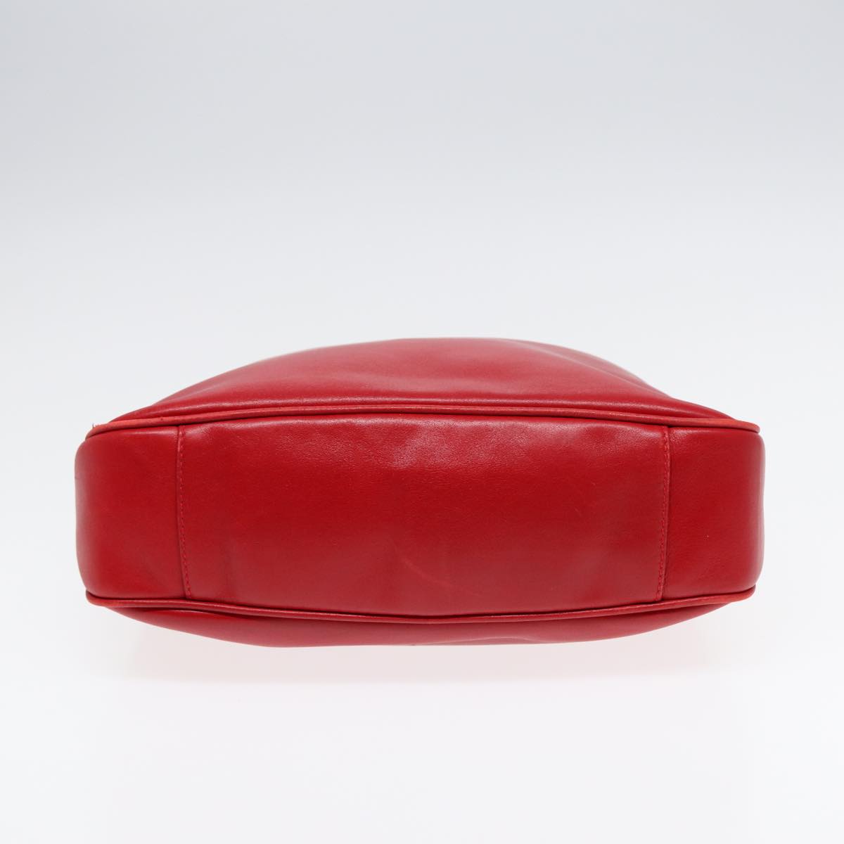 GUCCI Bamboo Hand Bag Leather 2way Red Gold 001 2404 16380 ep5631