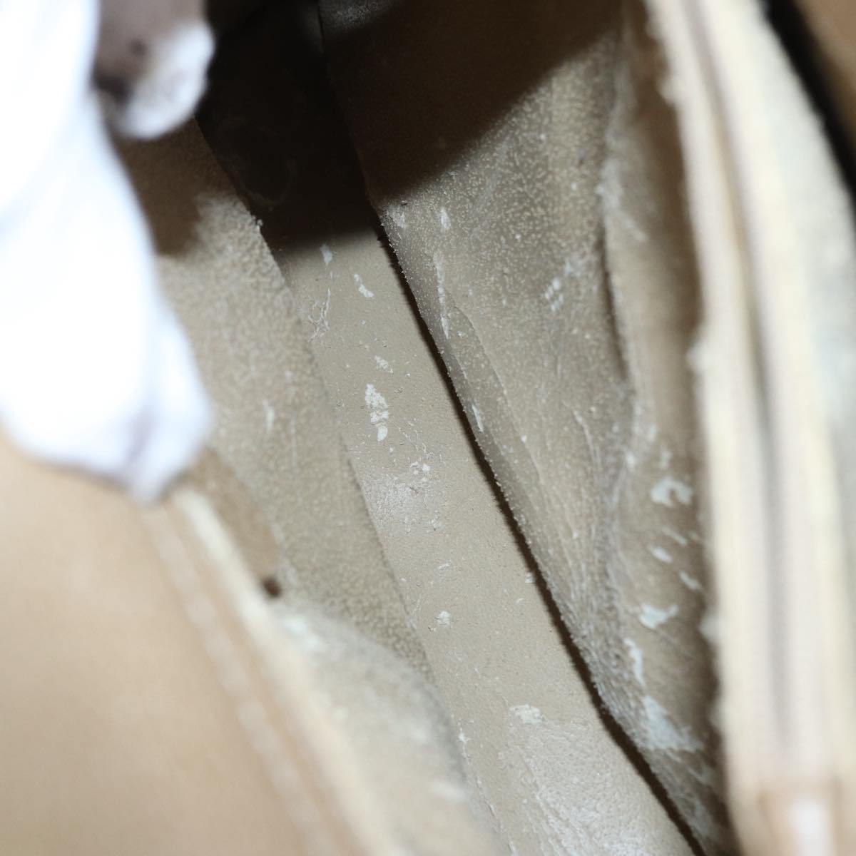 GUCCI Bamboo Hand Bag Leather Beige Gold 002 1186 0260 ep5646
