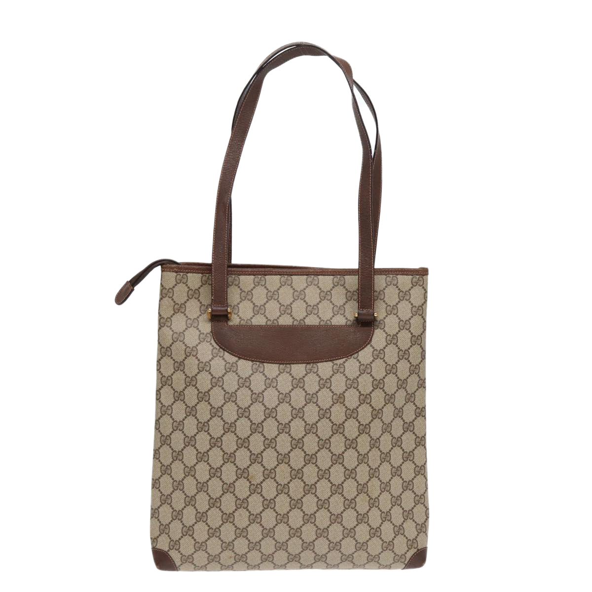 GUCCI GG Supreme Tote Bag PVC Leather Beige Gold 89 02 905 ep5665