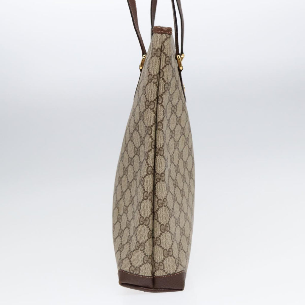 GUCCI GG Supreme Tote Bag PVC Leather Beige Gold 89 02 905 ep5665