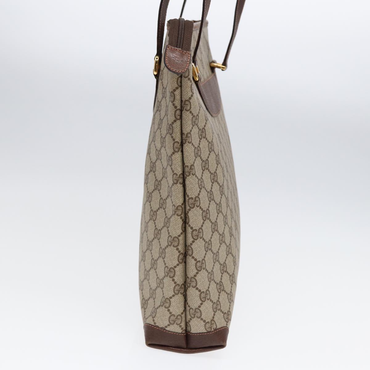 GUCCI GG Supreme Tote Bag PVC Leather Beige Gold 89 02 905 ep5665