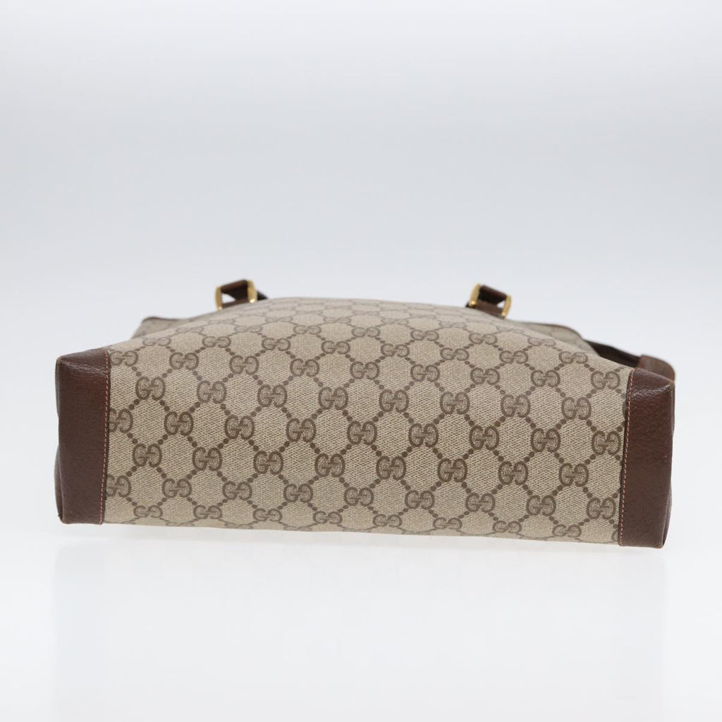 GUCCI GG Supreme Tote Bag PVC Leather Beige Gold 89 02 905 ep5665