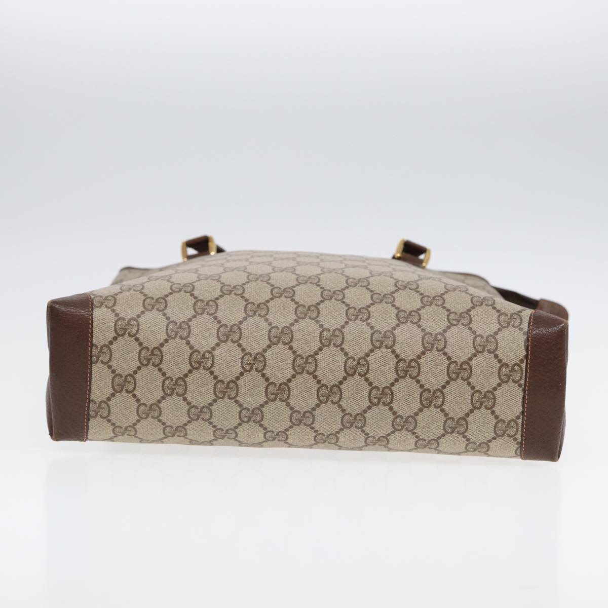 GUCCI GG Supreme Tote Bag PVC Leather Beige Gold 89 02 905 ep5665