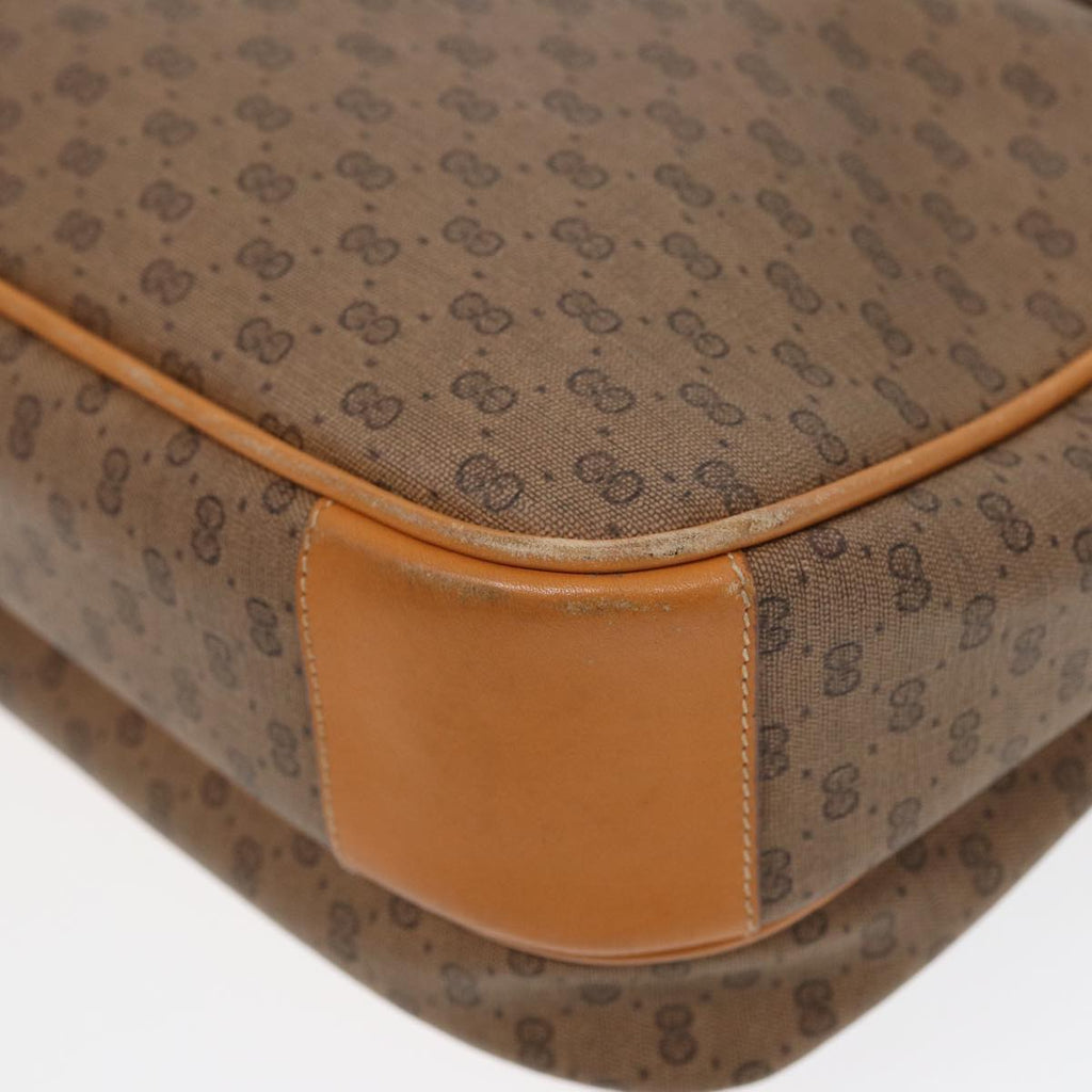 GUCCI Micro GG Supreme Shoulder Bag PVC Beige Gold 001 116 0925 ep5667