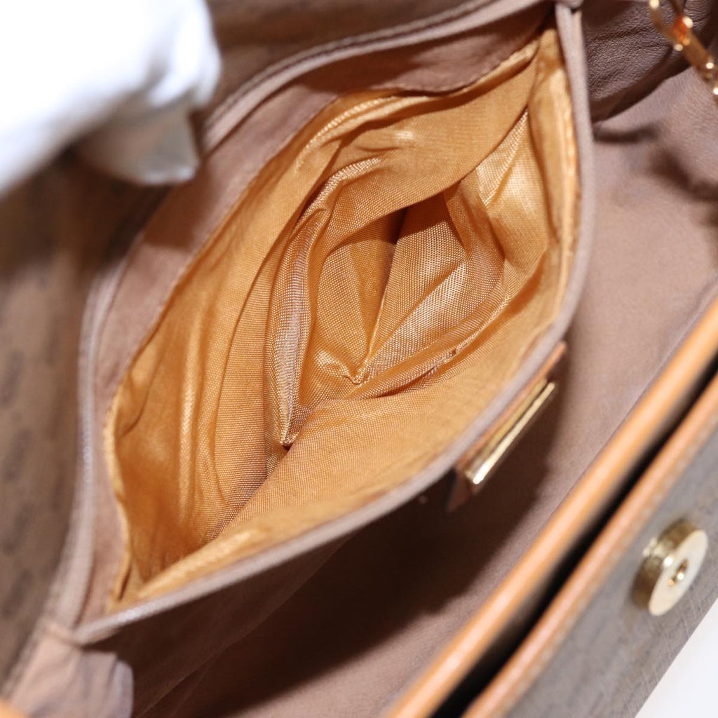 GUCCI Micro GG Supreme Shoulder Bag PVC Beige Gold 001 116 0925 ep5667