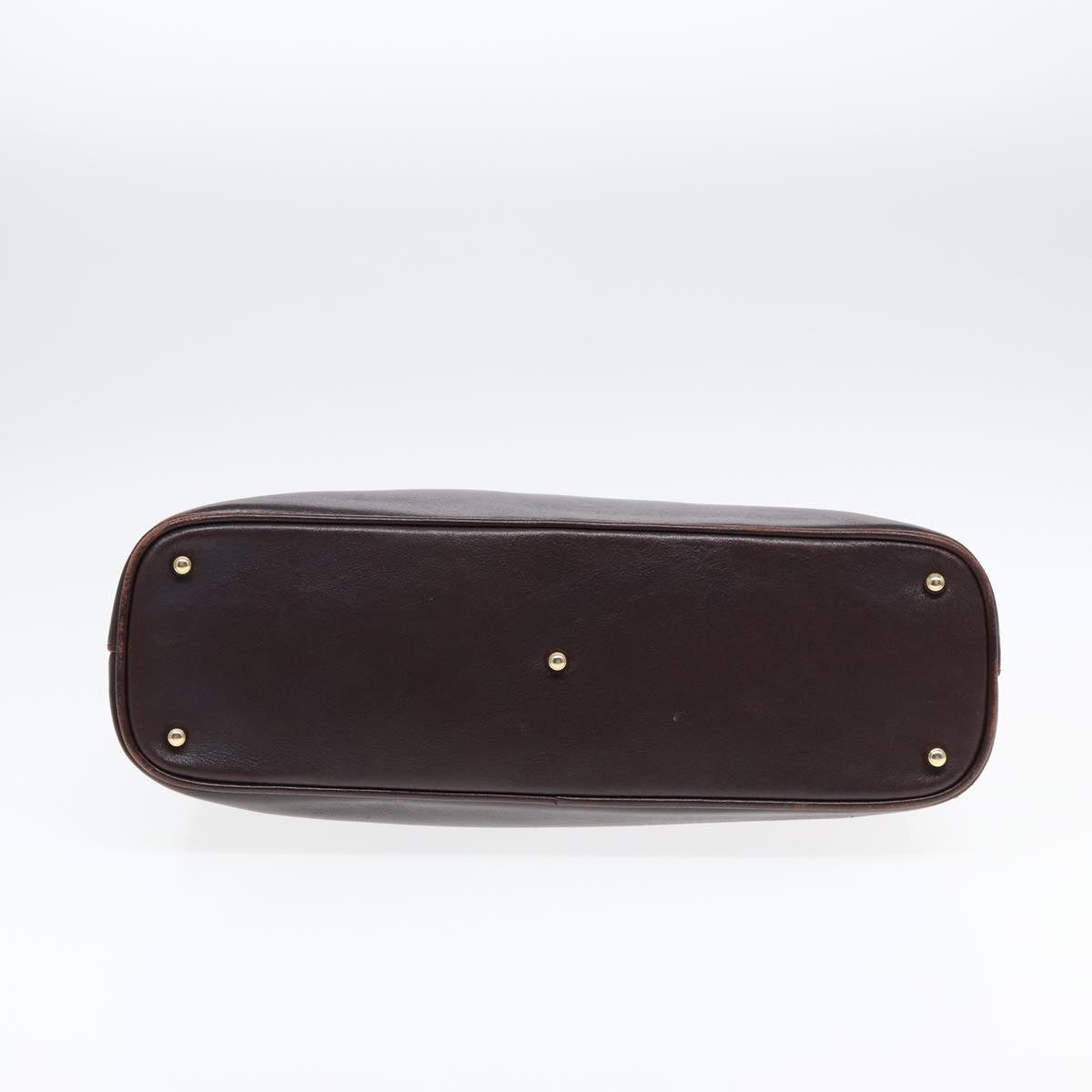 GUCCI Bamboo Hand Bag Leather Brown Gold 000 0289 ep5679