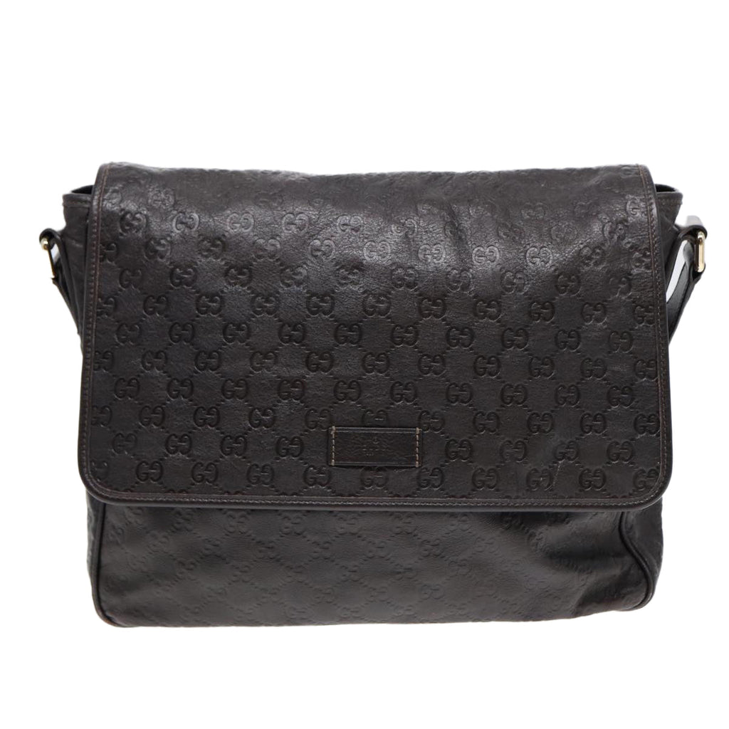 GUCCI GG Canvas Guccissima Shoulder Bag Gold Brown 223665 ep5697