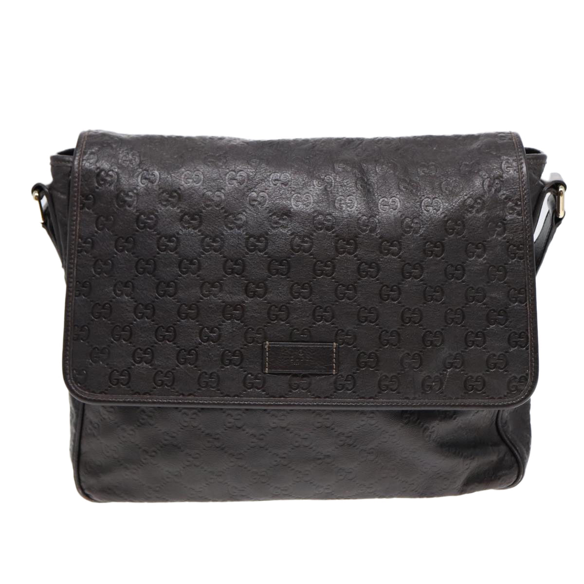 GUCCI GG Canvas Guccissima Shoulder Bag Gold Brown 223665 ep5697