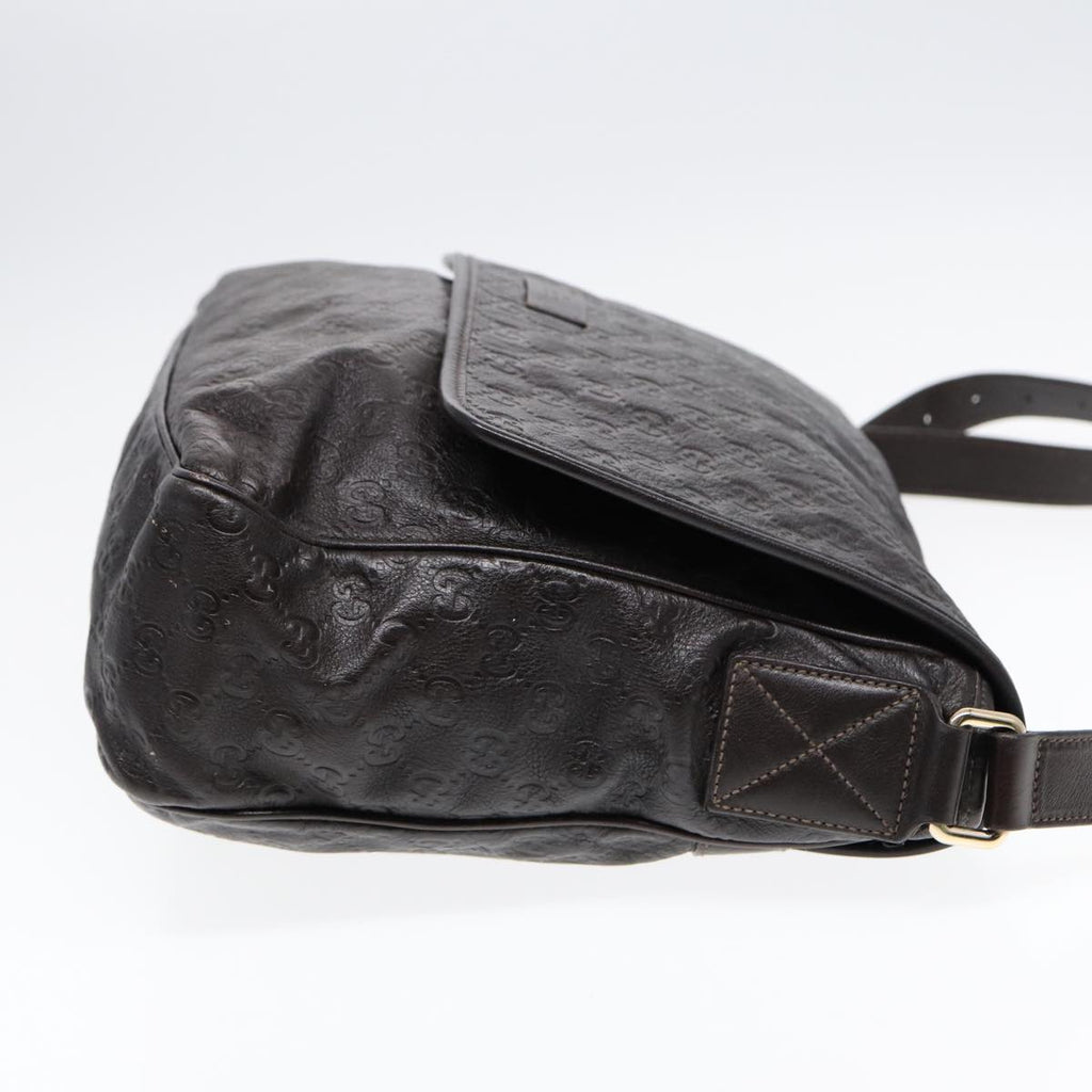 GUCCI GG Canvas Guccissima Shoulder Bag Gold Brown 223665 ep5697