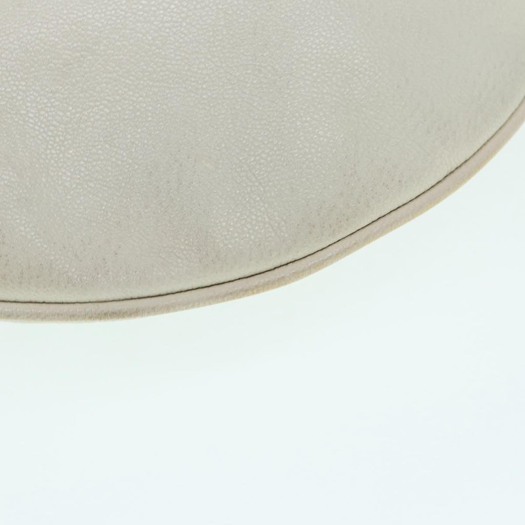 GUCCI Horsebit Shoulder Bag Leather Beige Gold 170013 ep5698