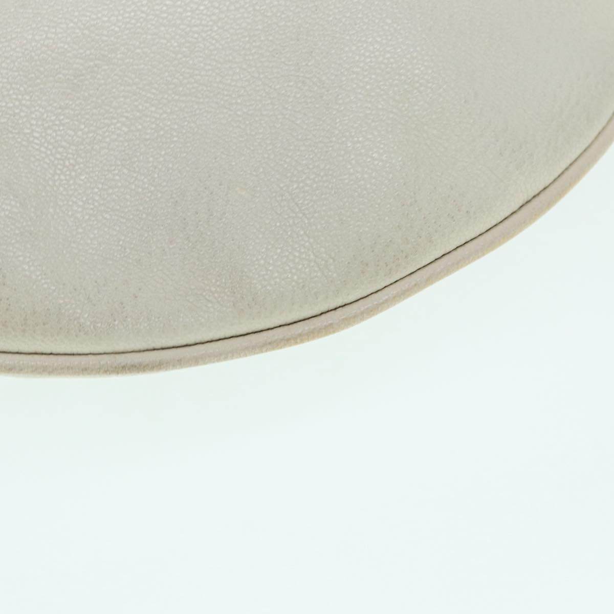 GUCCI Horsebit Shoulder Bag Leather Beige Gold 170013 ep5698