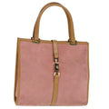GUCCI Jackie Hand Bag Suede Pink Gold 002 1065 3444 ep5705