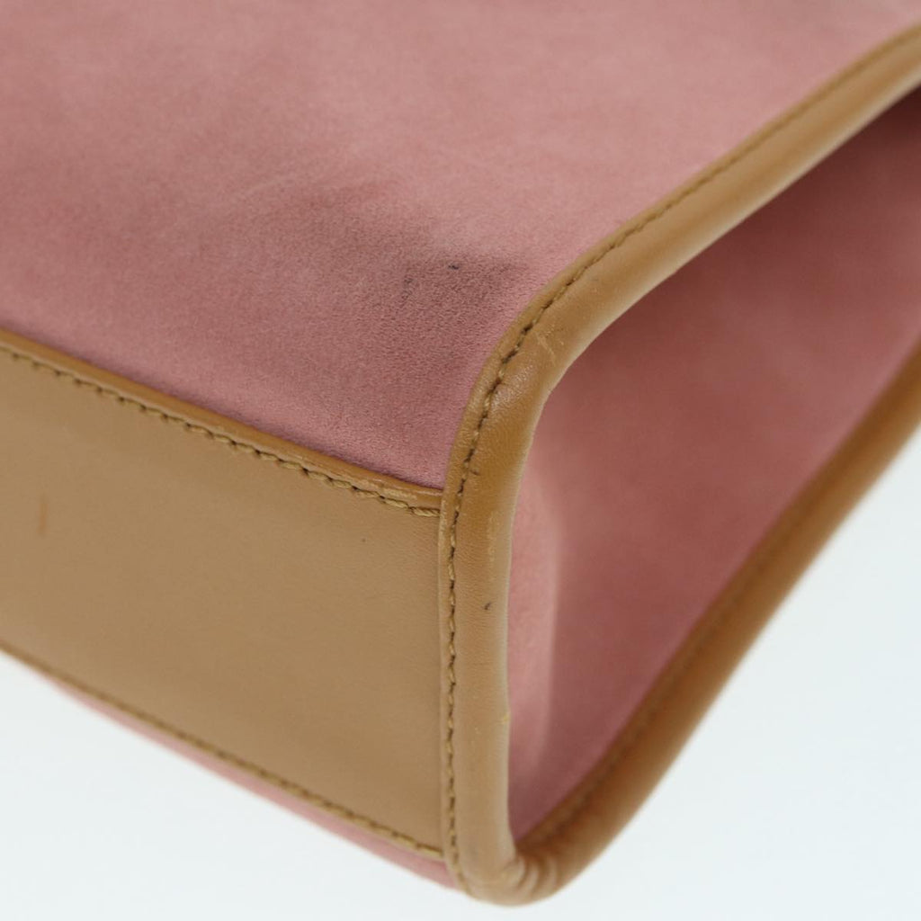GUCCI Jackie Hand Bag Suede Pink Gold 002 1065 3444 ep5705