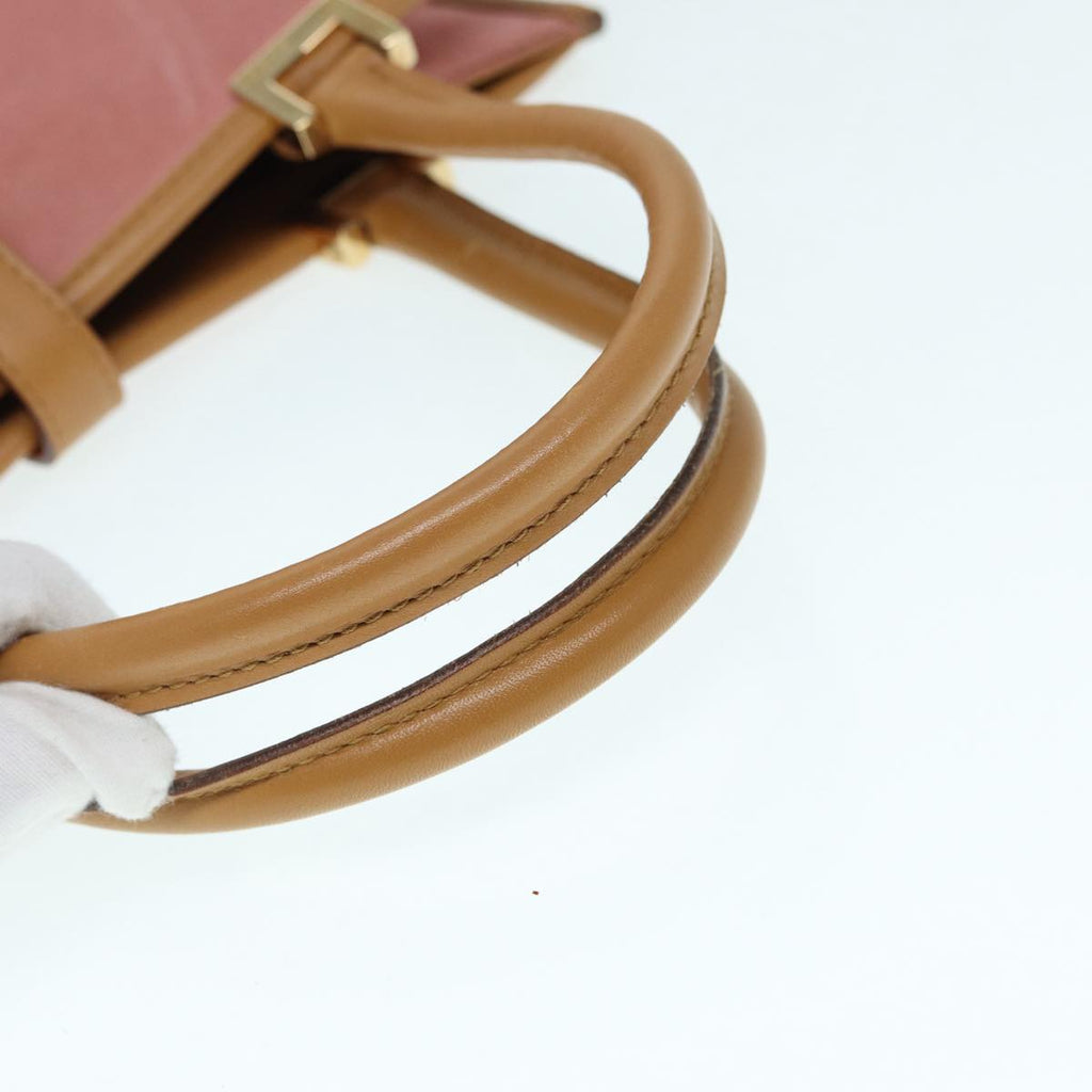GUCCI Jackie Hand Bag Suede Pink Gold 002 1065 3444 ep5705