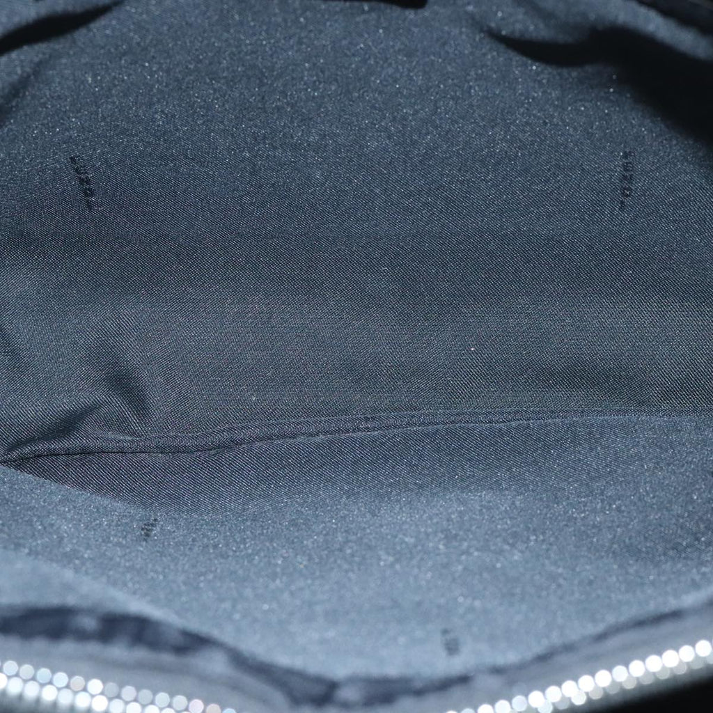 FENDI Zucca Canvas Hand Bag Black Silver ep5941
