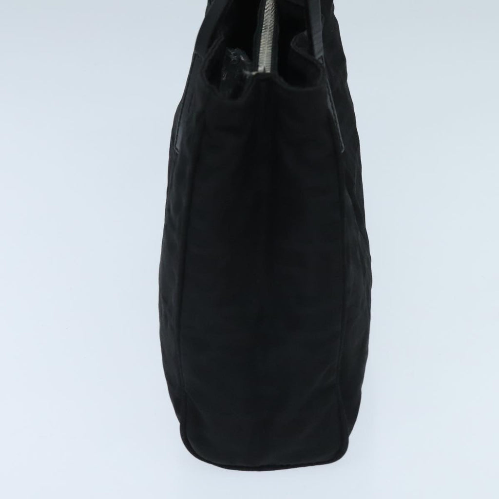 FENDI Zucca Canvas Hand Bag Black Silver ep5941