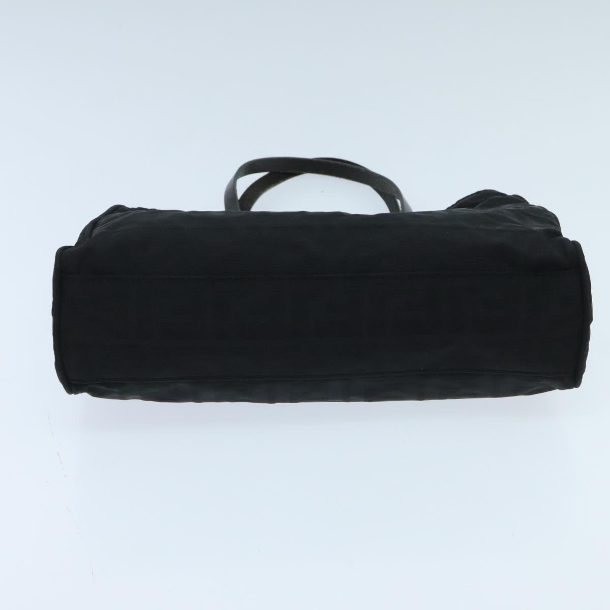 FENDI Zucca Canvas Hand Bag Black Silver ep5941