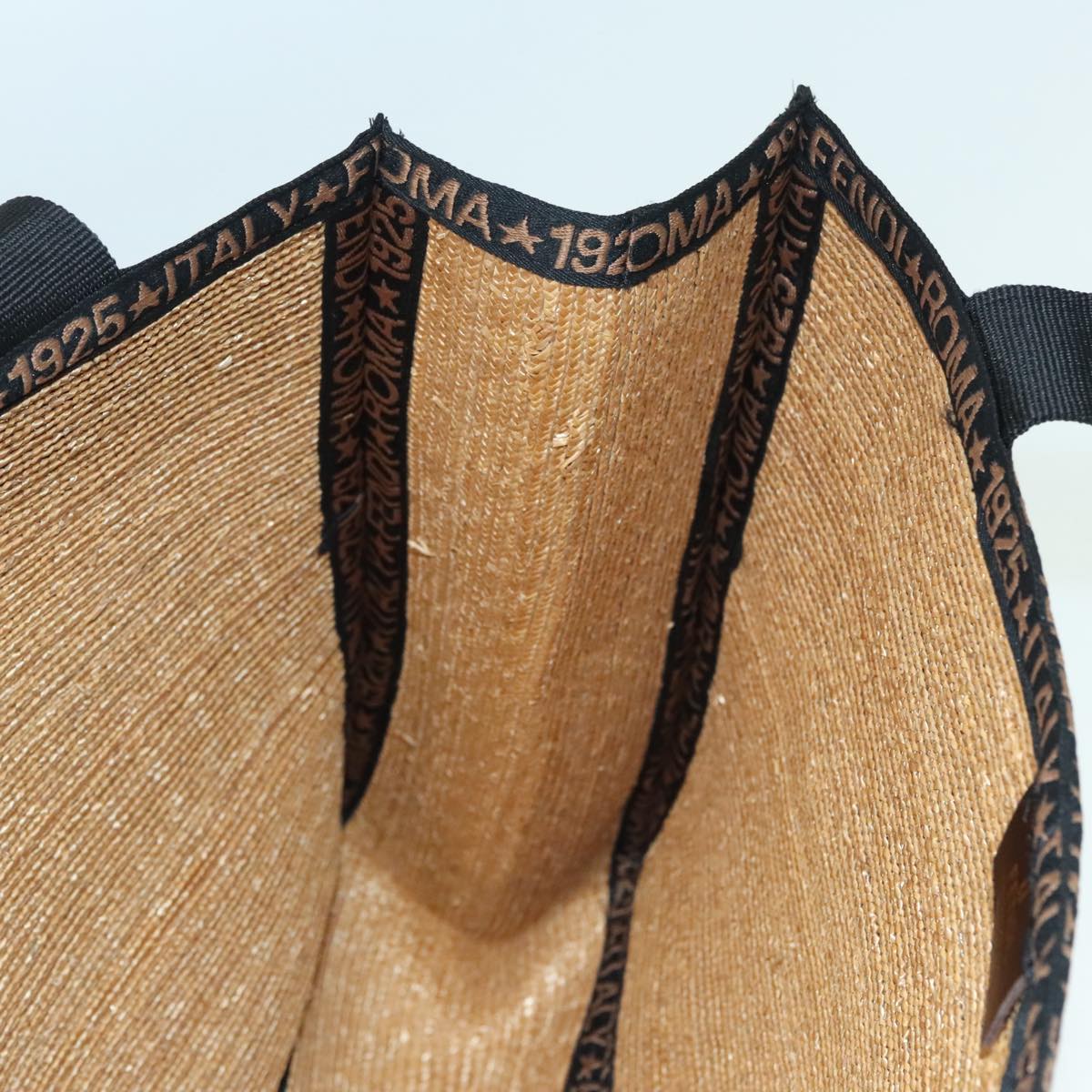 FENDI Tote Bag Straw Beige ep5982