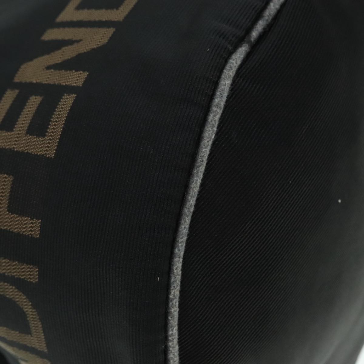 FENDI Hand Bag Canvas Black ep5990