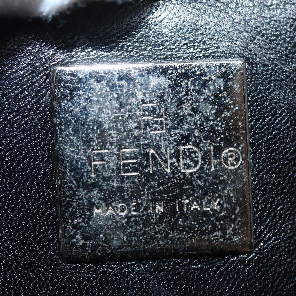 FENDI Hand Bag Canvas Black ep5990