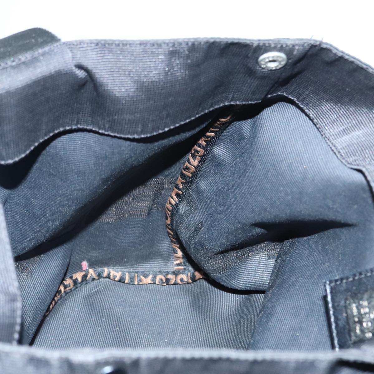 FENDI Hand Bag Canvas Black ep5990