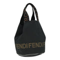 FENDI Hand Bag Canvas Black ep5990