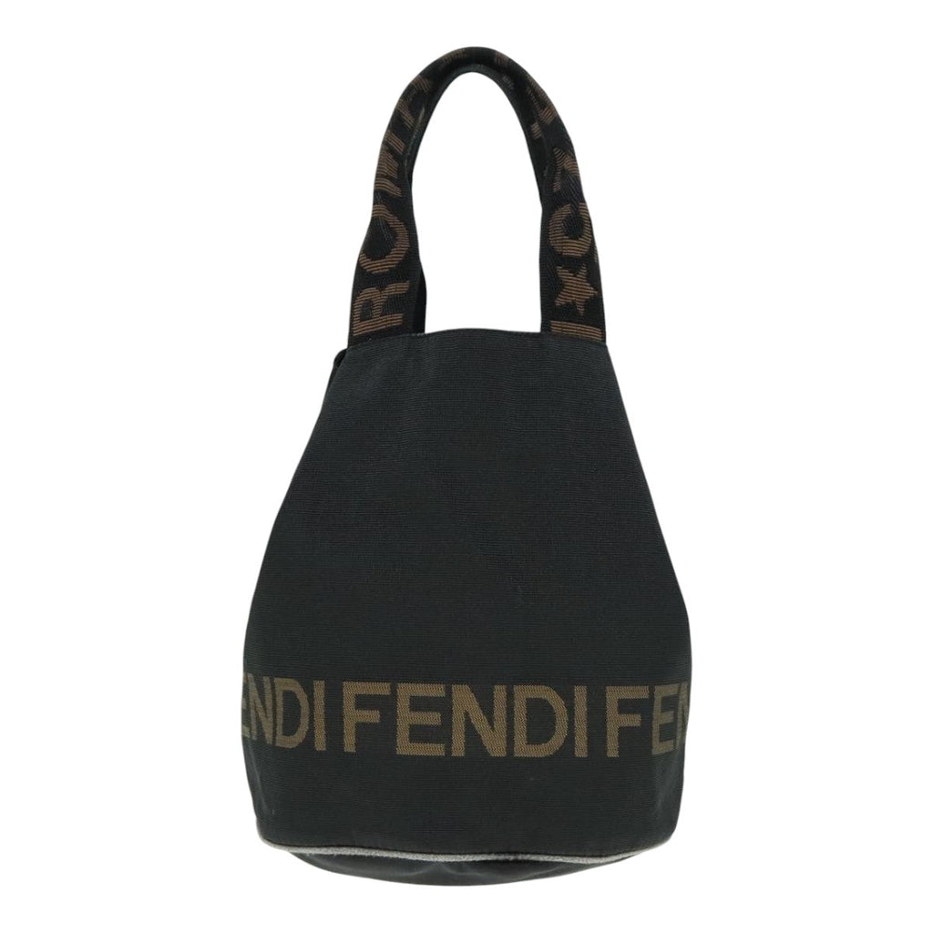 FENDI Hand Bag Canvas Black ep5990