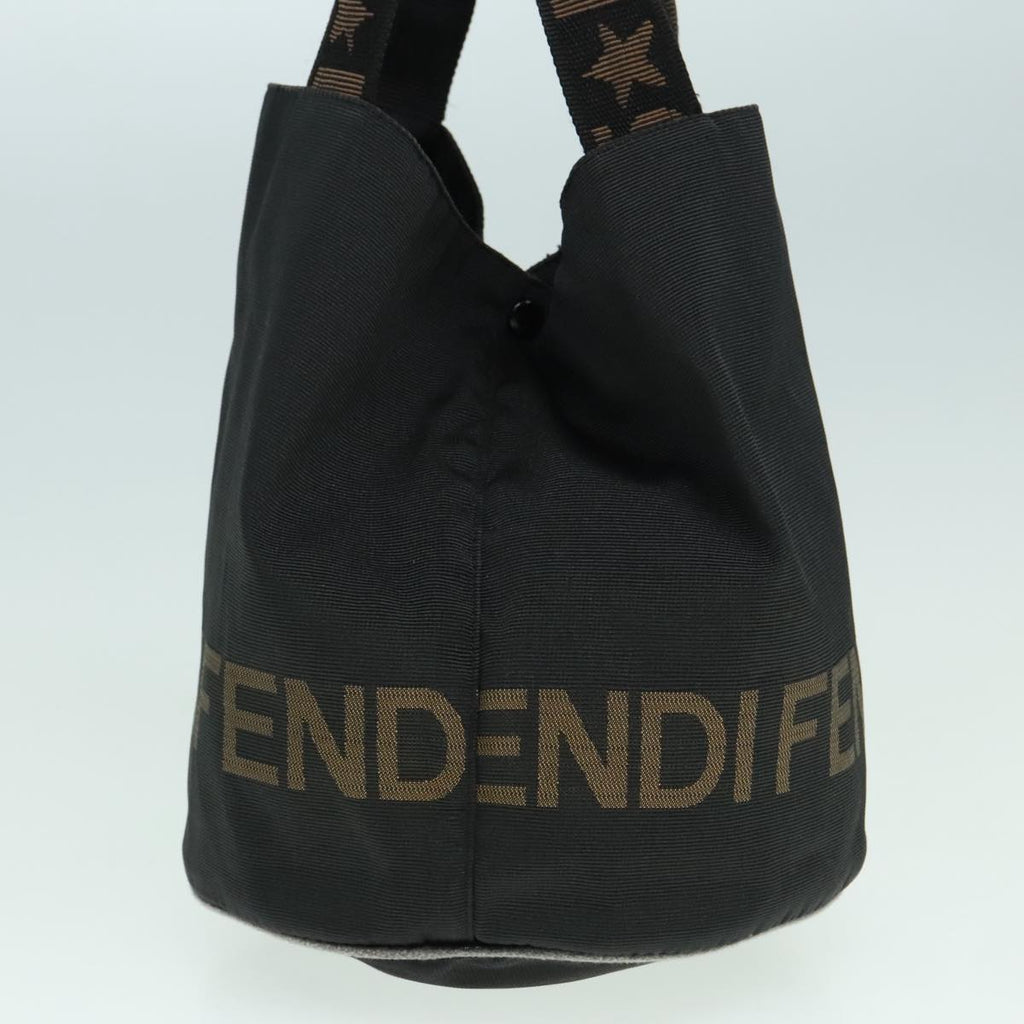 FENDI Hand Bag Canvas Black ep5990