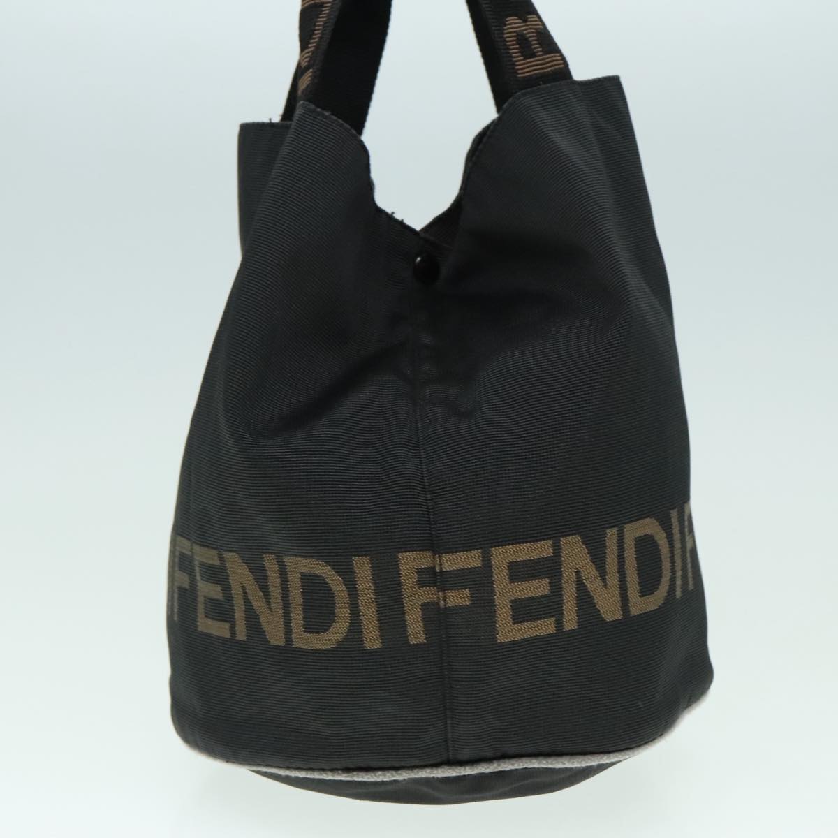 FENDI Hand Bag Canvas Black ep5990