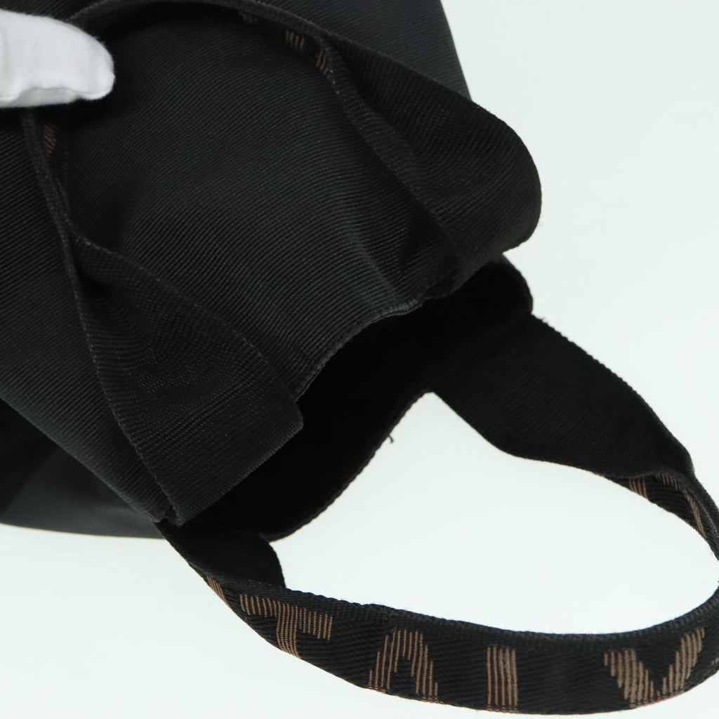 FENDI Hand Bag Canvas Black ep5990