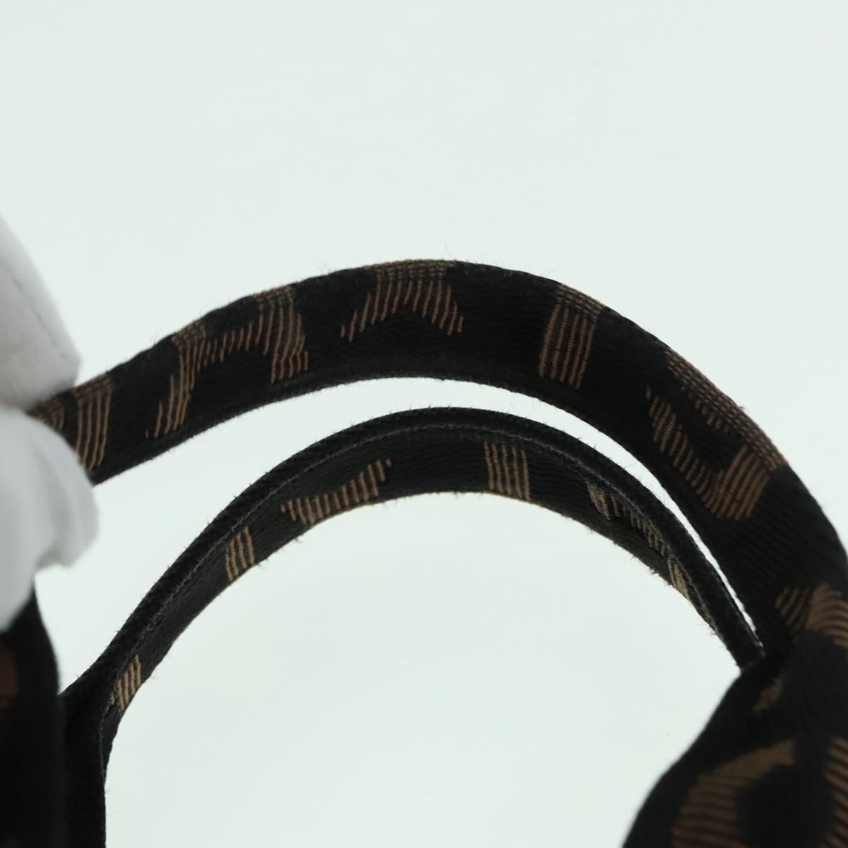 FENDI Hand Bag Canvas Black ep5990