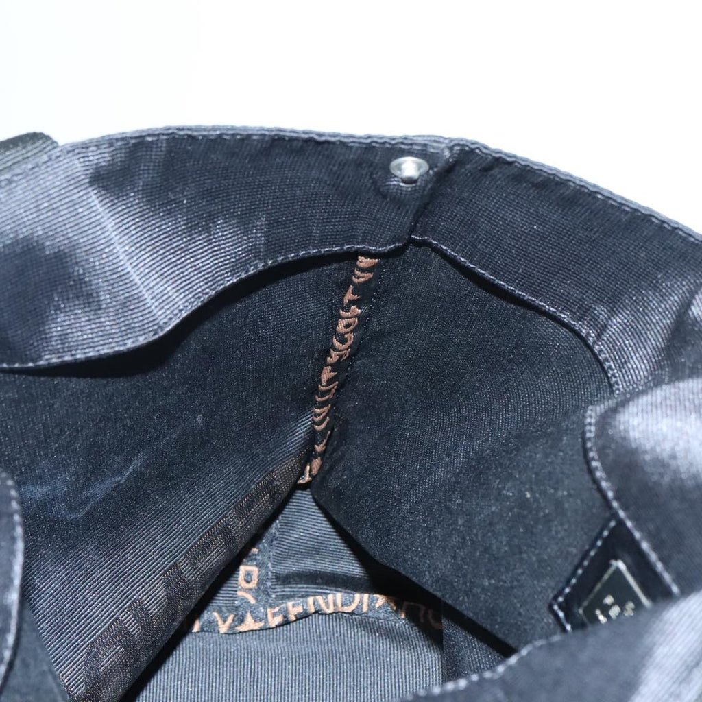 FENDI Hand Bag Nylon Black ep5997