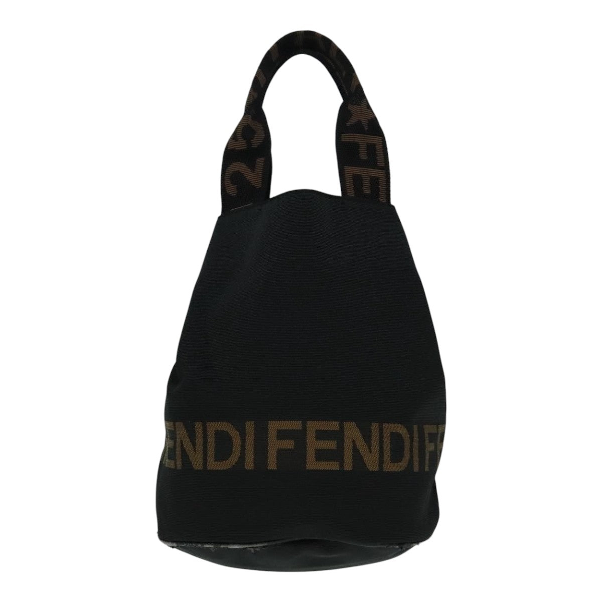 FENDI Hand Bag Nylon Black ep5997