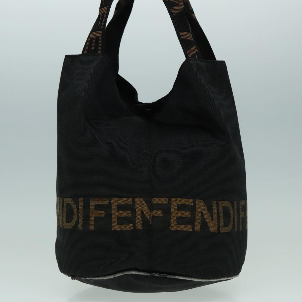 FENDI Hand Bag Nylon Black ep5997