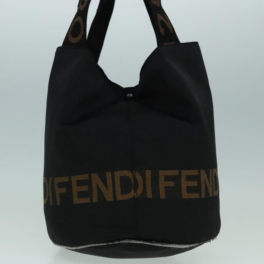 FENDI Hand Bag Nylon Black ep5997