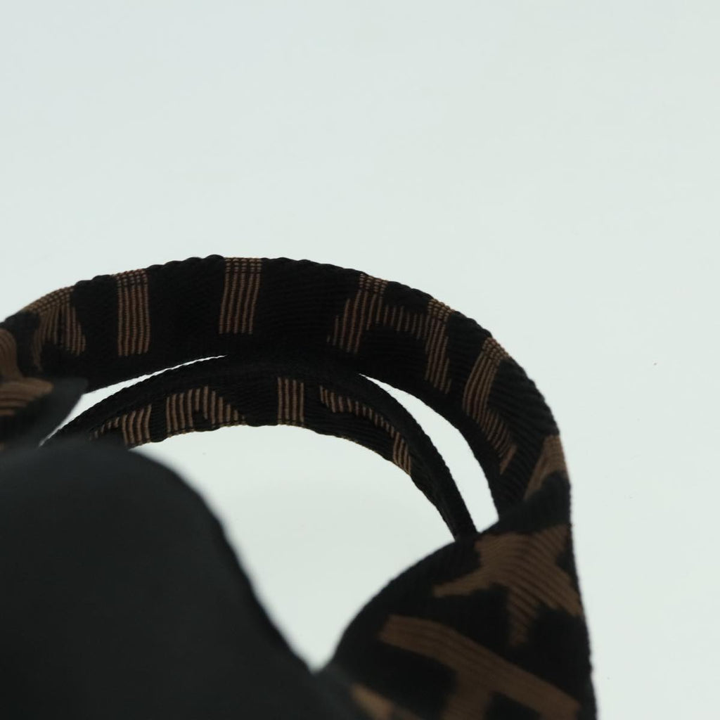 FENDI Hand Bag Nylon Black ep5997