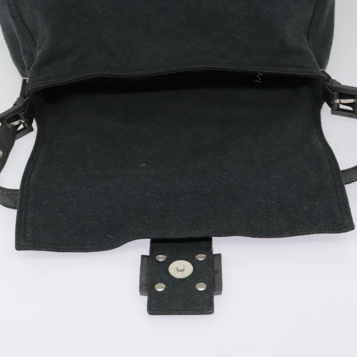 FENDI Mamma bucket Hand Bag Canvas Gray ep6034