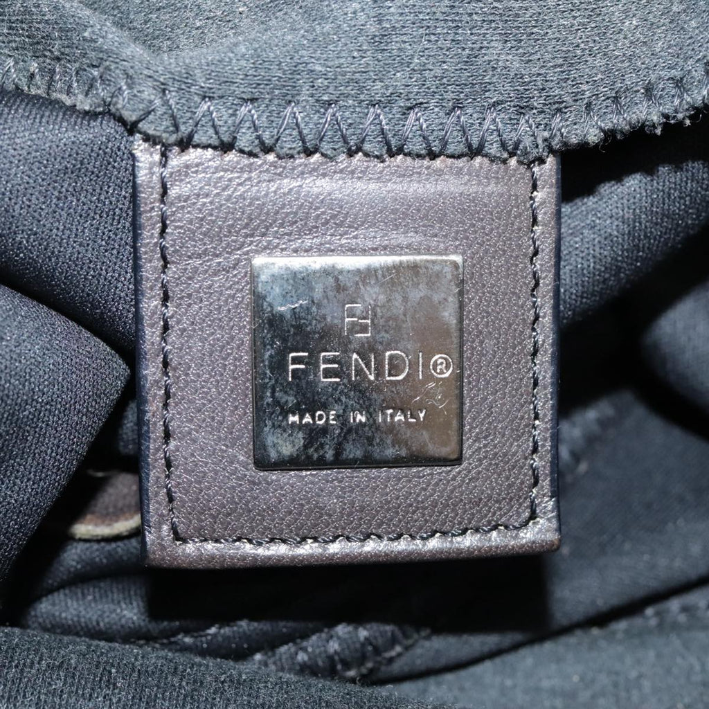 FENDI Mamma bucket Hand Bag Canvas Gray ep6034