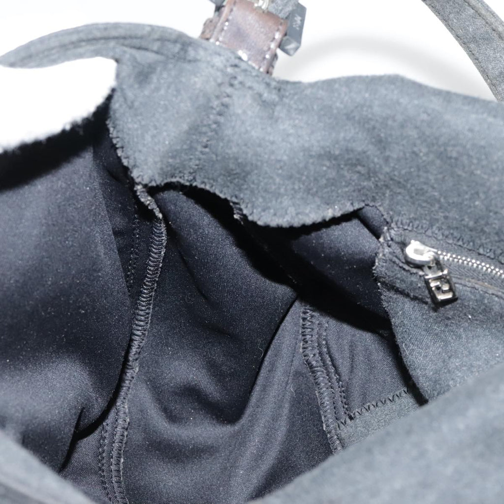 FENDI Mamma bucket Hand Bag Canvas Gray ep6034