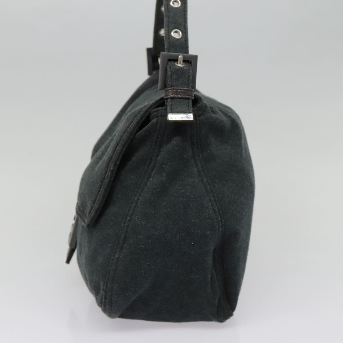 FENDI Mamma bucket Hand Bag Canvas Gray ep6034