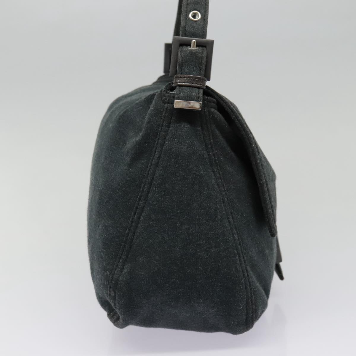 FENDI Mamma bucket Hand Bag Canvas Gray ep6034