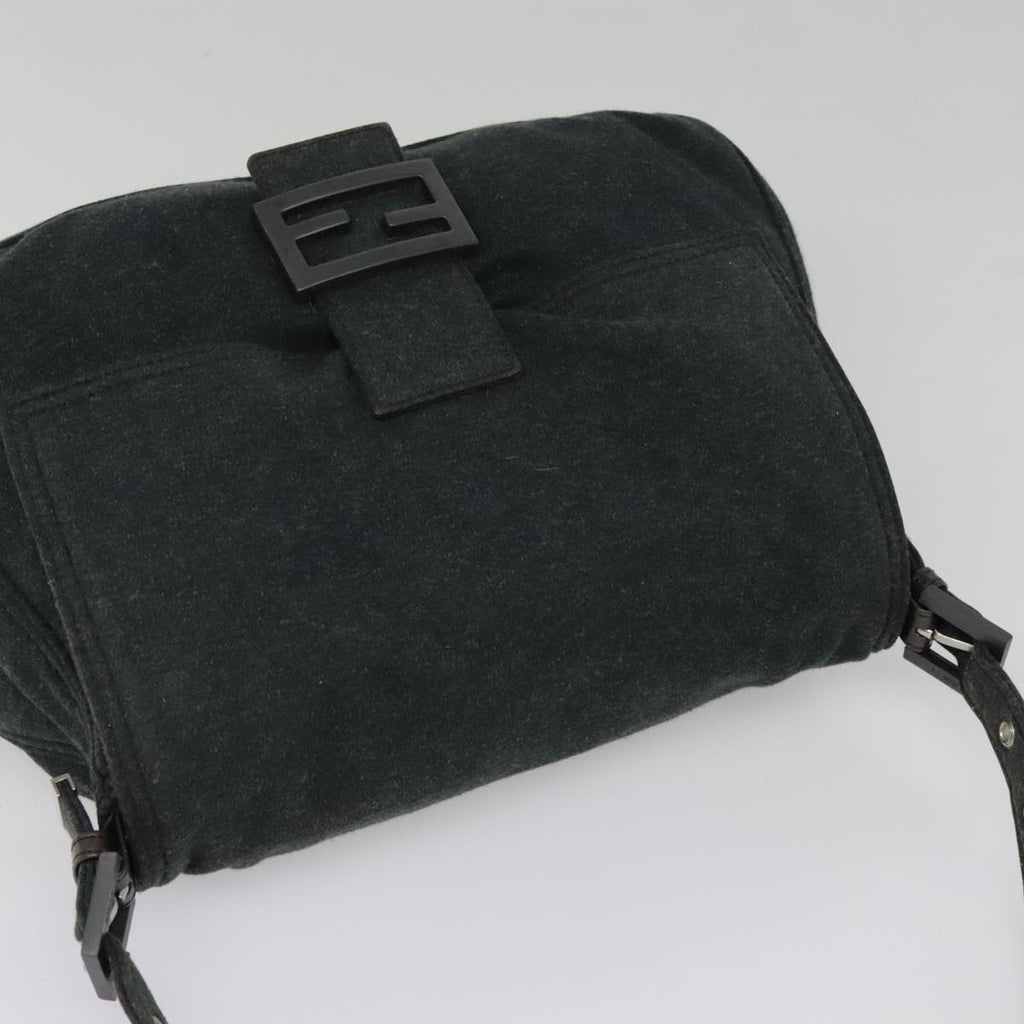 FENDI Mamma bucket Hand Bag Canvas Gray ep6034