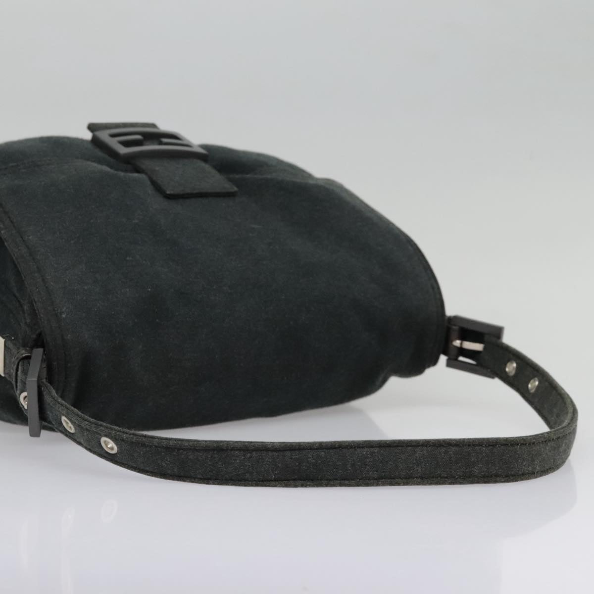 FENDI Mamma bucket Hand Bag Canvas Gray ep6034